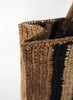 AIRO TOTE - Medium striped raffia tote in tea, black and natural - detail 3