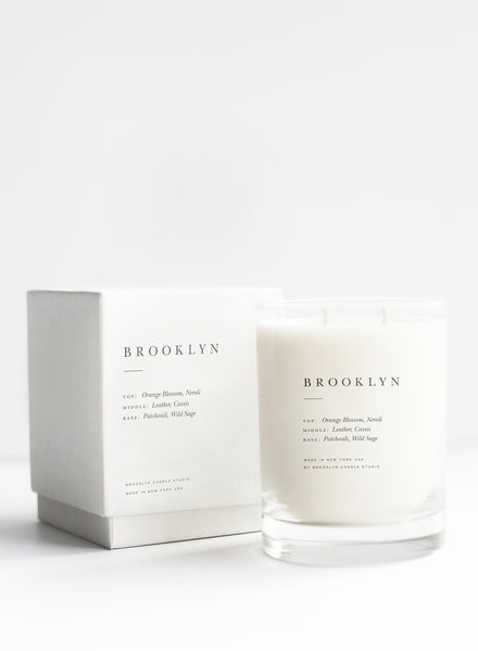 BROOKLYN CANDLE STUDIO - BROOKLYN ESCAPIST Candle - candle and box 2
