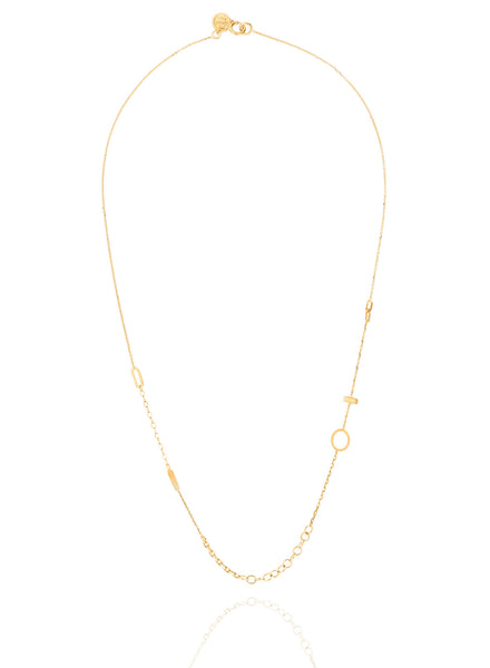 Chains Galore Gold Necklace - flat