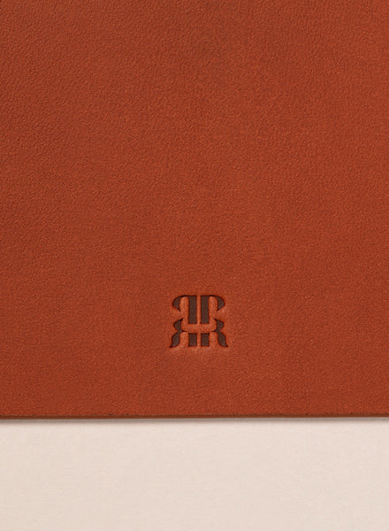 PARADISE ROW Tan Leather Desk Mat - detail 1