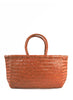 DRAGON DIFFUSION - Large Orange Triple Jump Basket Bag - Front