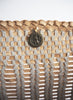 DRAGON DIFFUSION - Pewter and White Big Bali Basket Bag - Detail 2