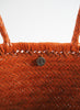 DRAGON DIFFUSION - Large Orange Triple Jump Basket Bag - Detail 5