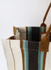 THE CABANA BAG - Striped Coffee Tote by Moismont - detail 3