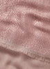 JANE CARR - THE TANGO SCARF - Pink pure cashmere scarf with pink metallic stripes - detail