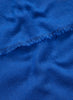 JANE CARR, THE FRAY SCARF - Royal blue woven pure cashmere scarf - detail