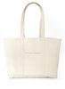 THE MONTAUK BAG - Large Cotton Canvas Tote - front