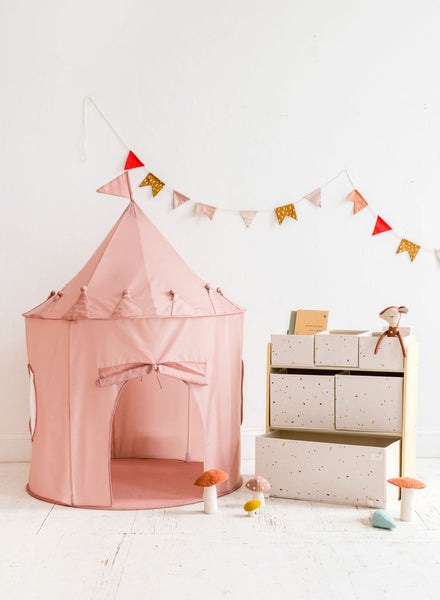 The Children's Castle Play Tent - Pink - lifestyle