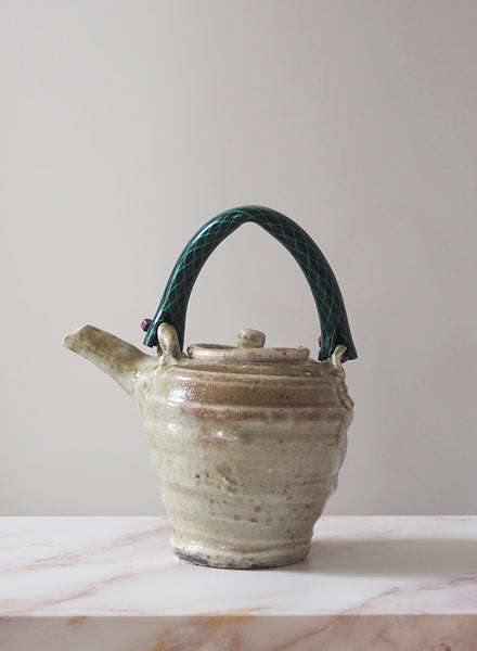 Paddled Tea Pot with Garden Hose Handle - 1