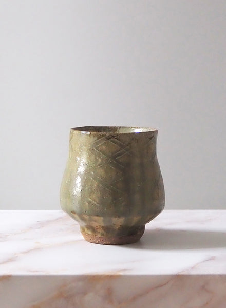 Tea Cup with Hornbeam Ash Glaze - 1