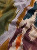 The Ikat Wrap, neutral multicolour printed modal and cashmere wrap – detail