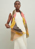 The Paradise Wrap, multicolour printed modal cashmere-blend scarf – model 2