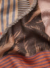 The Paradise Wrap, pink and neutral printed modal cashmere-blend scarf – detail