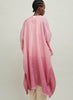 The Long Kaftan, pink ombré cashmere, linen and Lurex kaftan – model 3