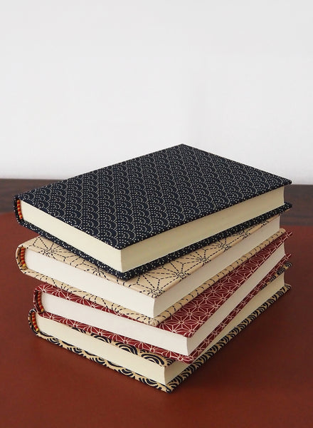 SET OF FOUR JAPANESE COTTON NOTEBOOKS-1