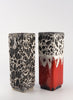 Pair of Small Vintage Lava Column Vases - Detail 2