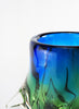 Bohemia Glass Vase - Blue and Green - Detail 2