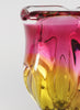 Bohemia Tulip Glass Vase - Pink and Orange - detail 2