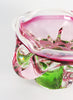 Bohemia Glass Vase - Pink, White and Green - Detail 2