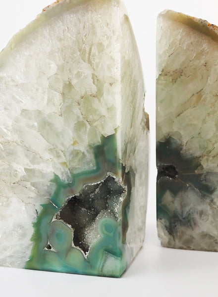 Pair of Brazilian Agate Bookends - Detail 1