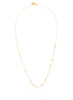 Chains Galore Gold Necklace - flat