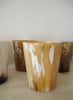 Set of 6 Neutral Horn Tumblers - front 3
