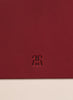 PARADISE ROW Oxblood Red Leather Desk Mat - detail 1