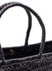 DRAGON DIFFUSION Large Triple Jump Basket Bag – Black – close up 1