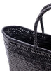 DRAGON DIFFUSION Large Triple Jump Basket Bag – Black – close up 2