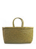 DRAGON DIFFUSION - Large Bamboo Green Triple Jump Basket Bag - Front