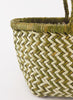DRAGON DIFFUSION - Small Bamboo Green and Pearl Triple Jump Basket Bag - Detail 2