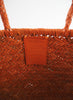 DRAGON DIFFUSION - Large Orange Triple Jump Basket Bag - Detail 3
