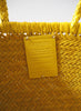 DRAGON DIFFUSION - Large Yellow Triple Jump Basket Bag - Detail 3