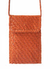 DRAGON DIFFUSION - Orange Leather Crossbody Bag - Front 2