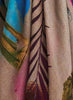 THE SKETCH SQUARE - Bright multicoloured printed modal and cashmere scarf