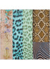 THE SAFARI SQUARE - Multicoloured printed modal and cashmere-blend scarf - flat