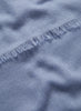 JANE CARR - THE FRAY SCARF - Dusky blue woven pure cashmere scarf - detail