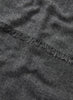 JANE CARR - THE FRAY SCARF - Dark grey woven pure cashmere scarf - detail