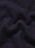 JANE CARR - THE FRAY SCARF - Navy woven pure cashmere scarf - detail