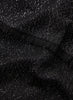 JANE CARR, THE COSMOS SCARF - Black cashmere scarf with silver Lurex - detail