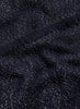 JANE CARR, THE COSMOS SCARF - Navy cashmere scarf with dark silver Lurex - detail