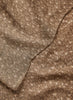 THE LEOPARD SQUARE - Neutral ombré printed modal and cashmere scarf - detail