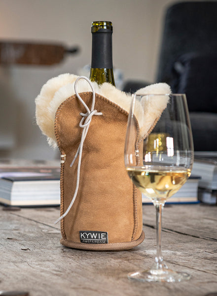 KYWIE - Camel Suede Champagne Cooler - lifestyle 1