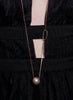 Linked with Love Long Necklace With Pink Baroque Pearl - model 2