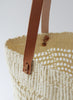 JANE CARR - MIFUKO - Kiondo Natural Open Weave Basket Bag - close up 3