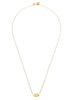 Moonscape Diamond Gold Necklace - flat