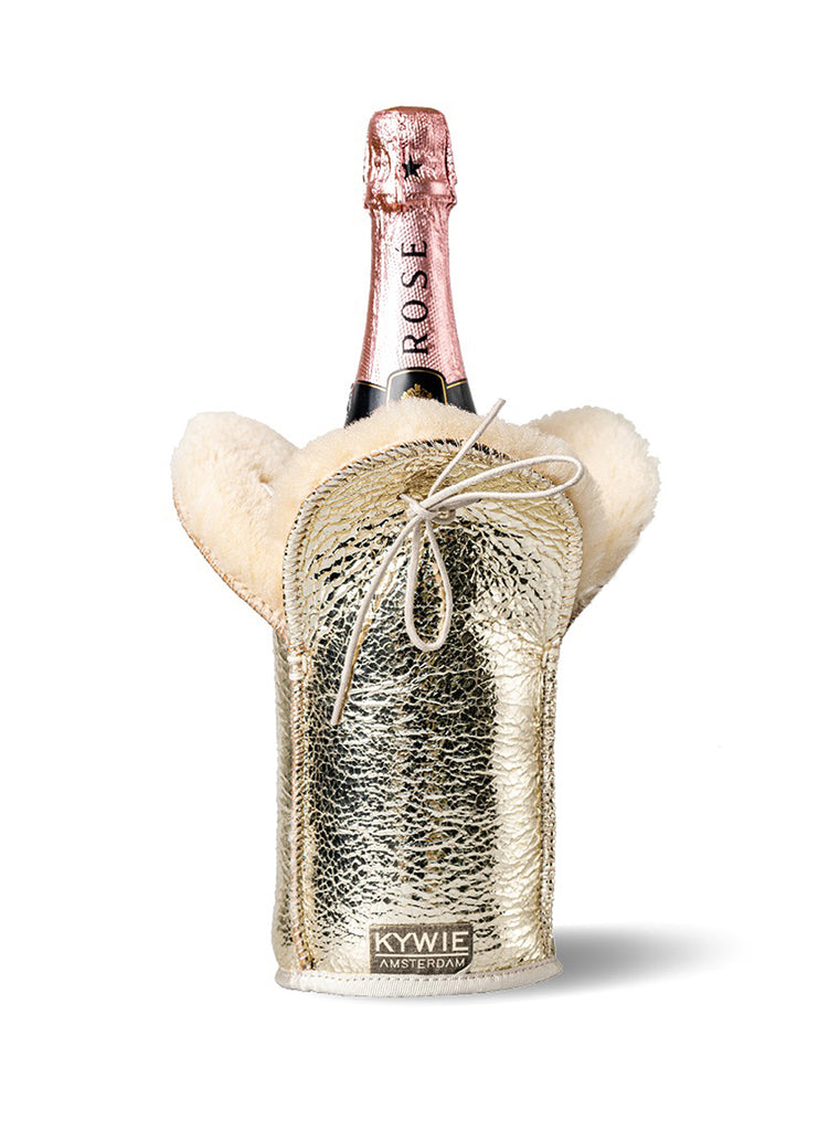 KYWIE Gold Champagne Cooler – front 1