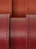 PARADISE ROW Oxblood Red Leather Pencil Case - detail 3