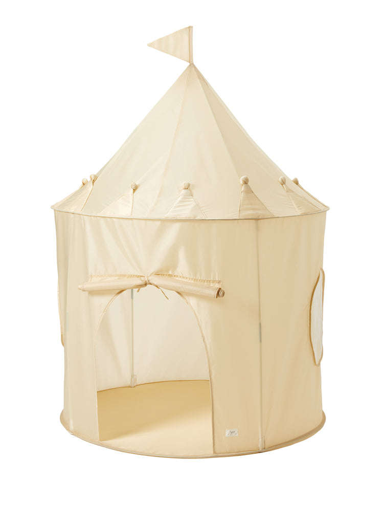 The Children's Castle Play Tent - Beige - front