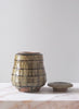 Ridged Tea Jar with Hornbeam Ash Glaze - 2